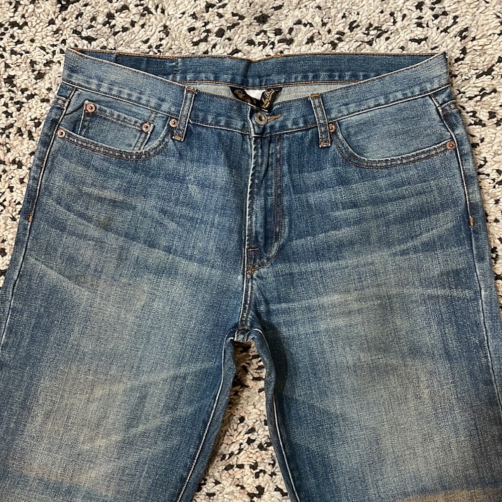 Lucky Brand by Gene Montesano Short Inseam Jeans—Size 34, Blue - Picture 2 of 13
